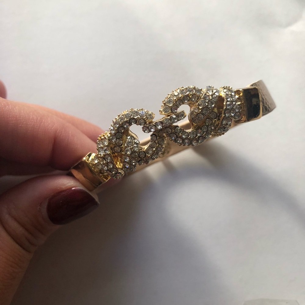 Fornash Leather and Diamond Bracelet